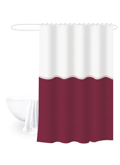180x180cm Double Patchwork Shower Curtain For Bathrooms