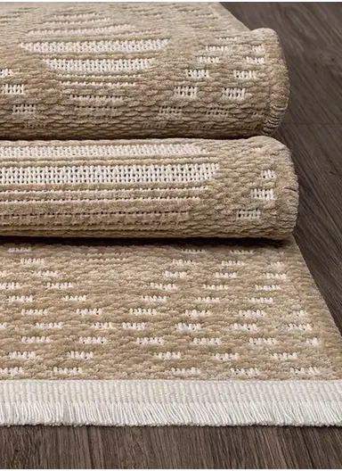 160x230cm AQUA Series Modern Microfiber Polyester &amp; Cotton Turkish Carpet For Living Room AU003