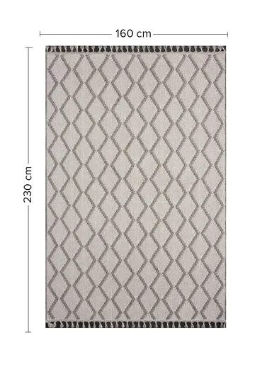 160x230cm NATURA Series Modern 100% Polypropylene Turkish Carpet for Living Room 9963