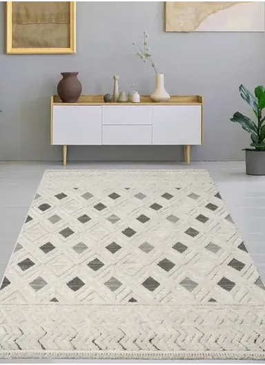 120x180cm SOHOME Series Modern 100% Polyester Turkish Area Rugs 1395