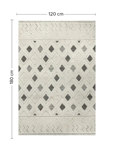120x180cm SOHOME Series Modern 100% Polyester Turkish Area Rugs 1395