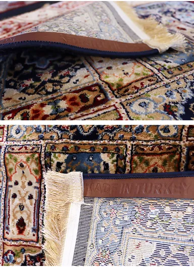 (250x350)cm Iranian Silk Carpet Unveiled - Multicolor