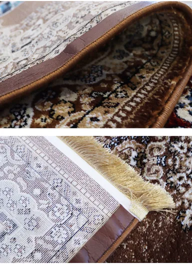 (200x280)cm Iranian Silk Carpet Unveiled - Brown