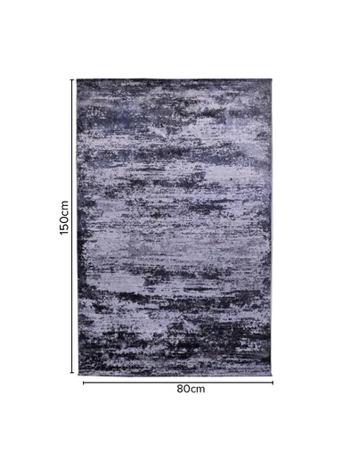 (80x150)cm Unveiling The Beauty Of Turkish Silk Thread Carpet - Multicolor