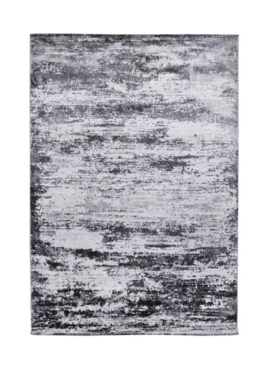 100x200cm Unveiling The Beauty Of Turkish Silk Thread Carpet - Ivory/Grey