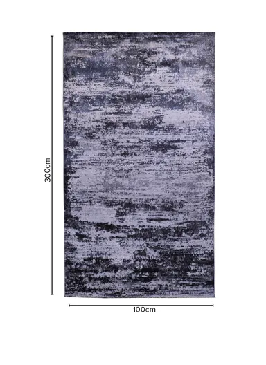 (100x300)cm Unveiling The Beauty Of Turkish Silk Thread Carpet - Multicolor