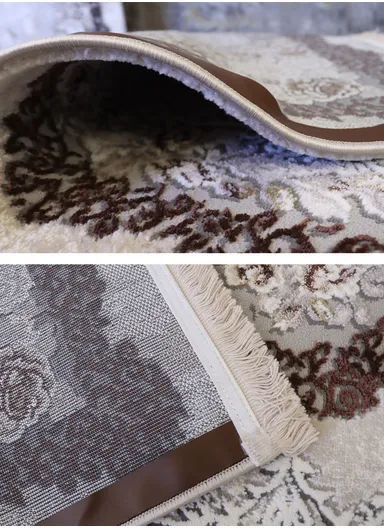 (160x230)cm Timeless Allure of French Wool Thread Carpet - Beige
