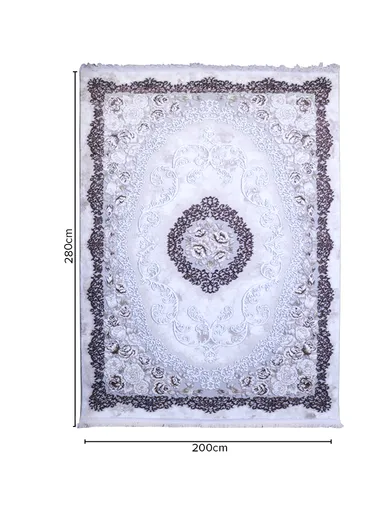 (200x280)cm Timeless Allure of French Wool Thread Carpet - Beige