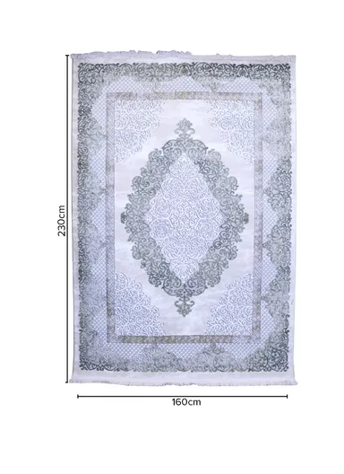 (160x230)cm Timeless Allure of French Wool Thread Carpet - Beige