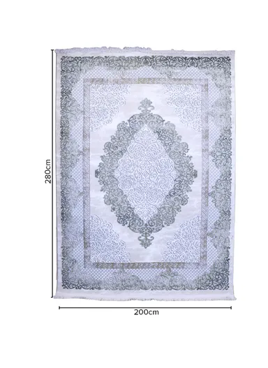 (200x280)cm Timeless Allure of French Wool Thread Carpet - Beige