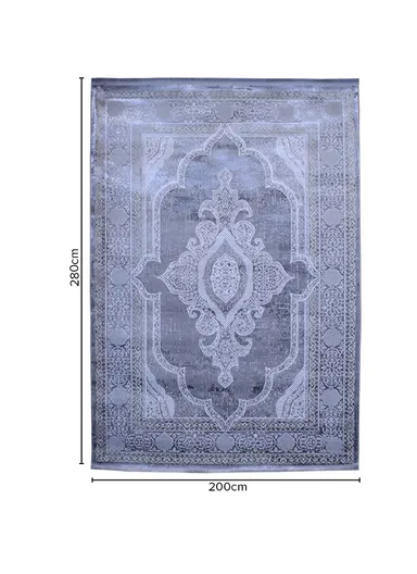 (200x280)cm Timeless Beauty Of French Silk Thread Carpet - Grey
