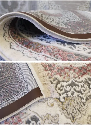 (160x230)cm Timeless Beauty Of French Silk Thread Carpet - Brown