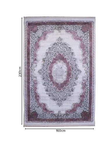 (160x230)cm Timeless Beauty Of French Silk Thread Carpet - Brown