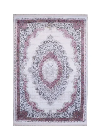 (160x230)cm Timeless Beauty Of French Silk Thread Carpet - Brown