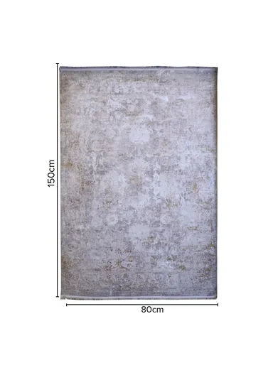 (80x150)cm Timeless Beauty Of French Silk Thread Carpet