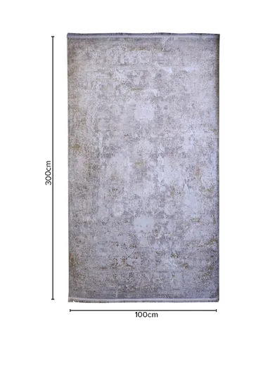 (100x300)cm Timeless Beauty Of French Silk Thread Carpet