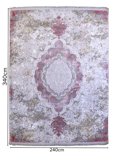 (240x340)cm Timeless Allure of French Wool Thread Carpet - Beige