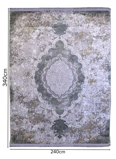 (240x340)cm Timeless Allure of French Wool Thread Carpet - Beige