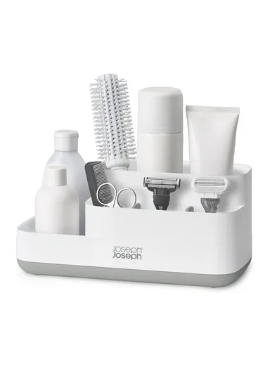 Plastic EasyStore Bathroom Storage Organizer Caddy Countertop (L11.6 x W24.9 x H11.9)cm