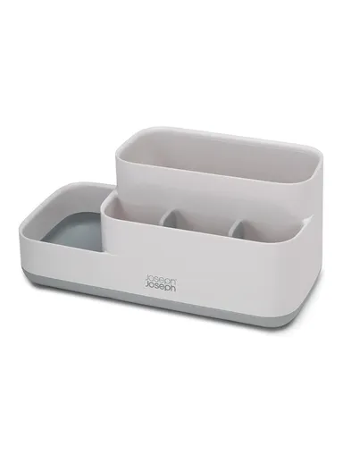 Plastic EasyStore Bathroom Storage Organizer Caddy Countertop (L11.6 x W24.9 x H11.9)cm