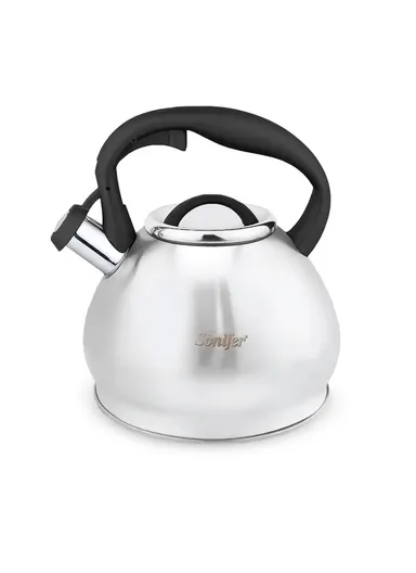 3L Stainless Steel Whistling Kettle SF-2507 (D18 x H24)cm - White