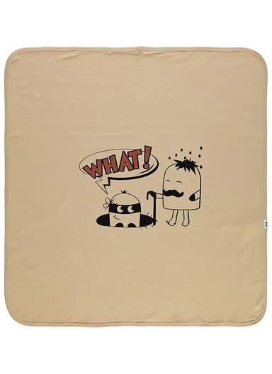 Baby Boom Printed Blanket - Coffee With Milk