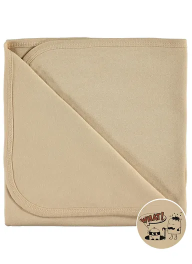 Baby Boom Printed Blanket - Coffee With Milk