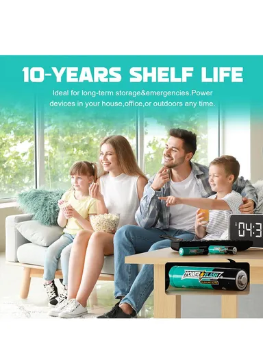 2 Pcs 1.5V AAA Alkaline Batteries PF AAA-ALK-2B