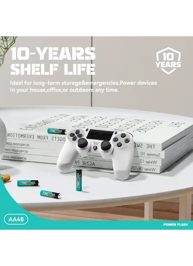 4 Pcs 1.5V AA Alkaline Batteries PF AA-ALK-4B