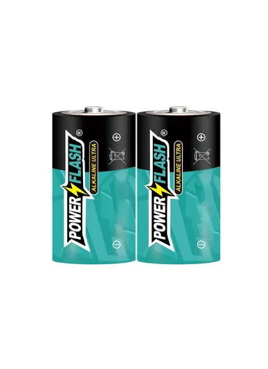 2 Pcs 1.5V Alkaline Batteries PF C-ALK-2B