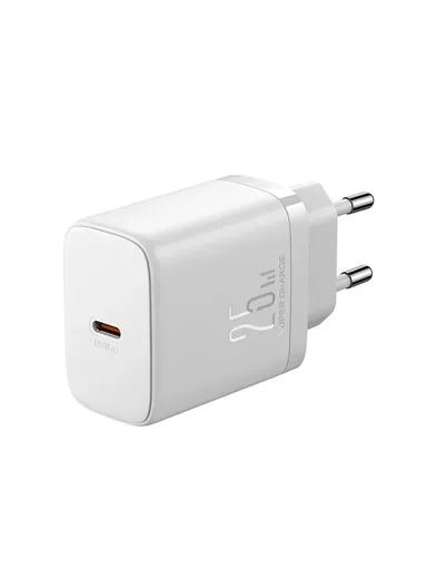 25W PD Type-C Mini Intelligent Fast Charger JR-TCF11 - White
