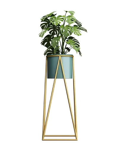 Steel Vase Rack With Elegant Design, Sturdy Construction &amp; Stylish (L25 x W25 x H70)cm