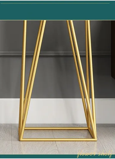 Steel Vase Rack With Elegant Design, Sturdy Construction &amp; Stylish (L25 x W25 x H70)cm