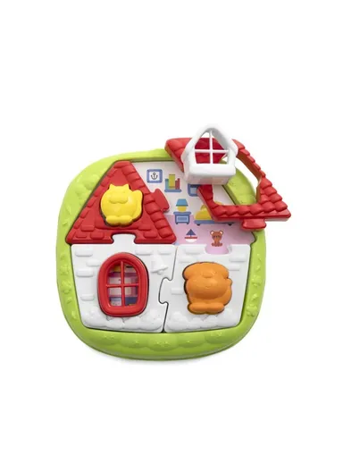 10-36m Plastic 2 In 1 House &amp; Farm Puzzle For Baby 11085