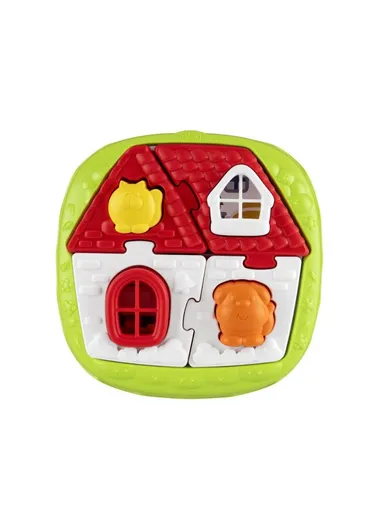 10-36m Plastic 2 In 1 House &amp; Farm Puzzle For Baby 11085