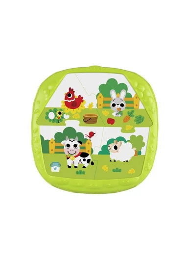 10-36m Plastic 2 In 1 House &amp; Farm Puzzle For Baby 11085