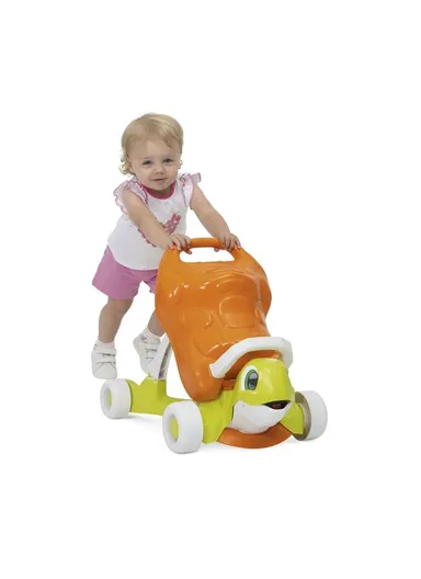 9-36m Plastic Walk &amp; Ride Turtle Eco Plus Walker For Baby 11081 (L60 x W41 x H47)cm