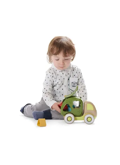 10-36m Recycled Plastic Eco Plus Recycling Lorry Toy Car For Baby 11158 (L20 x W13 x H15)cm