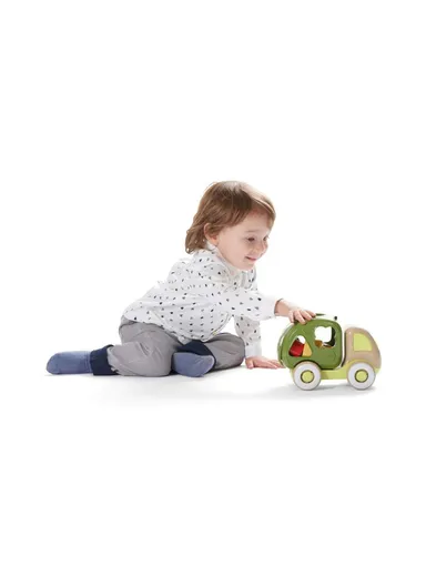 10-36m Recycled Plastic Eco Plus Recycling Lorry Toy Car For Baby 11158 (L20 x W13 x H15)cm