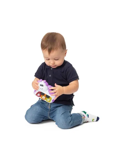 6-36m Plastic Cow Piano Toy For Baby 11159