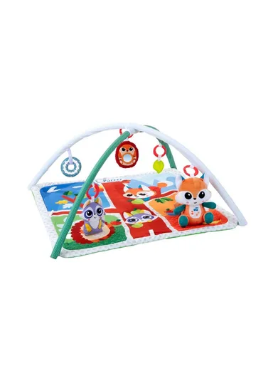 0m+ Fabric &amp; Plastic Toy Magic Forest Relax Play Gym Mat For Baby 11354 (L76 x W76 x H46)cm