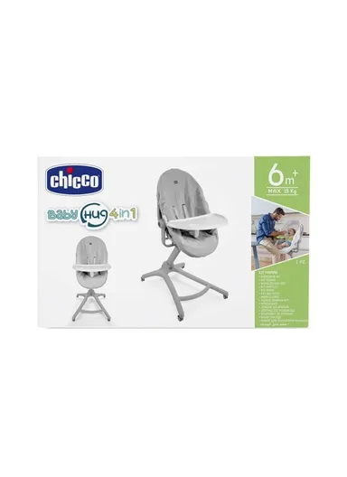 6m+ 4 In 1 Polyester &amp; Plastic High Chair Meal Time Kit For Baby Hug 79381 (L33 x W6 x H55)cm