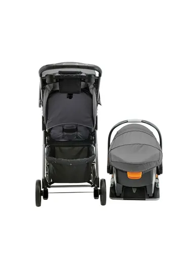 0m+ Polyester Foam &amp; Metal Stroller With Car Seat Mini Bravo Plus Travel System For Baby 79660.04 