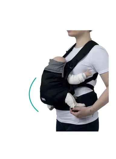 0m+ Fabric Skin Fit Carrier With Neck Support &amp; Protective Hood 87032.91 (L54 x W36)cm