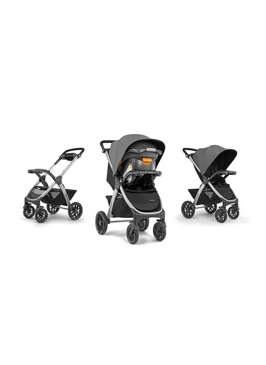 0m+ 2 Pcs Mesh Metal Plastic Stroller &amp; Car Seat Bravo Travel System Set For Baby 79632.92