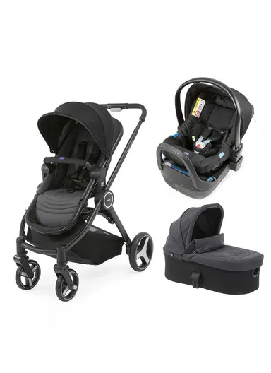 0m+ Metal &amp; Mesh Trio Best Friends 3 In 1 Stroller Carrycot &amp; Car Seat Travel System Set For Baby 79935.42+79487+79461
