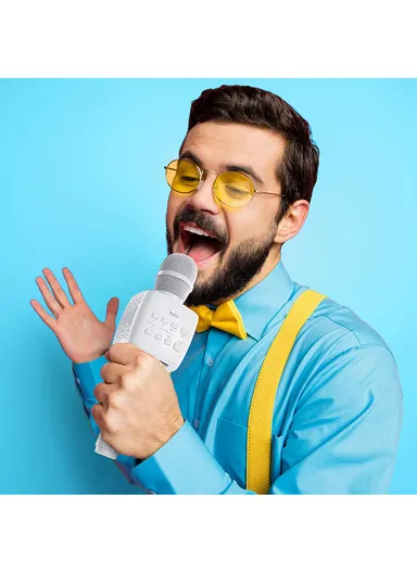 5W 1200mAh ABS Cantand Wireless Karaoke Microphone BK5