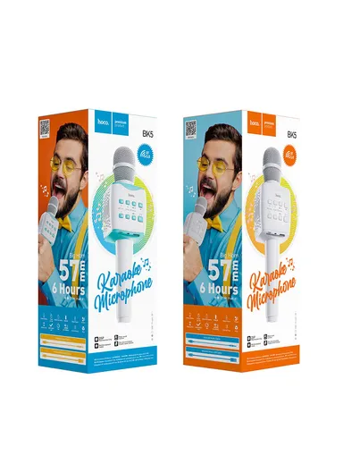 5W 1200mAh ABS Cantand Wireless Karaoke Microphone BK5