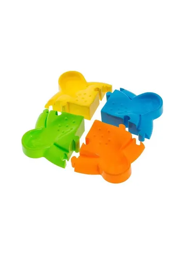 6-36m 6 Pcs Plastic Multicoloured Stacking Cups With The First Letters Of Alphabet 9308