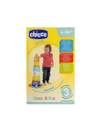 6-36m 6 Pcs Plastic Multicoloured Stacking Cups With The First Letters Of Alphabet 9308